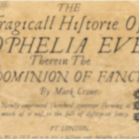 The Tragicall Historie of Ophelia Eve – A First-Ever Screening