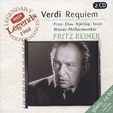 PRICE / ELIAS / VIENNA PHIL ORCH / REINER, VERDI,GIUSEPPE, REINER,FRITZ,  VIENNA PHIL ORCH - Requiem / Four Sacred Pieces - Amazon.com Music