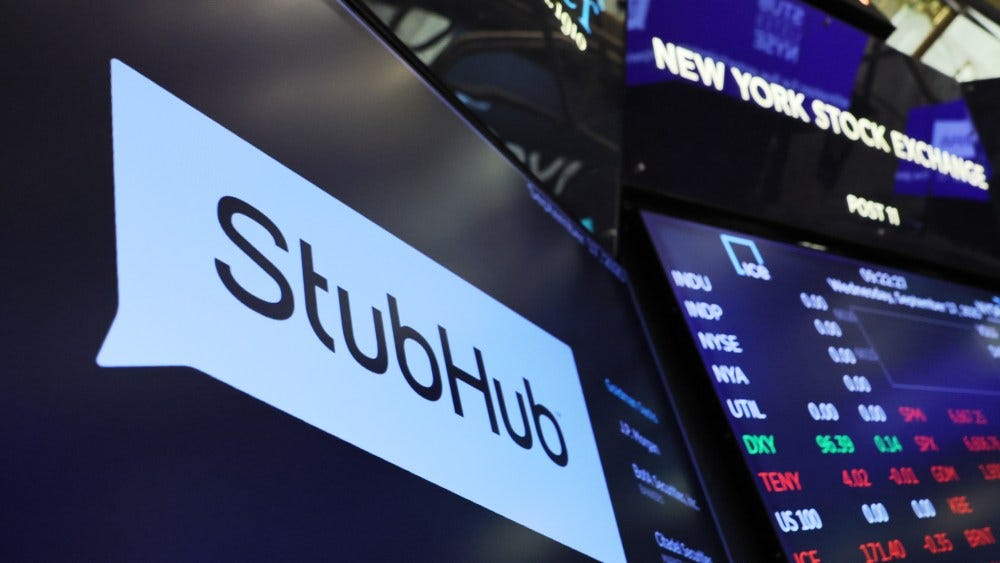 StubHub IPO: STUB Stock Closes Down 6.4% on First Day of Trading StubHub IPO: STUB Stock Closes Down 6.4% on First Day of Trading