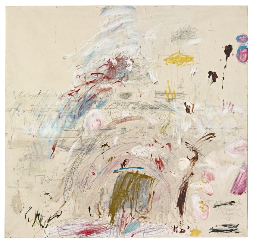Cy Twombly. 'School of Athens' 1961