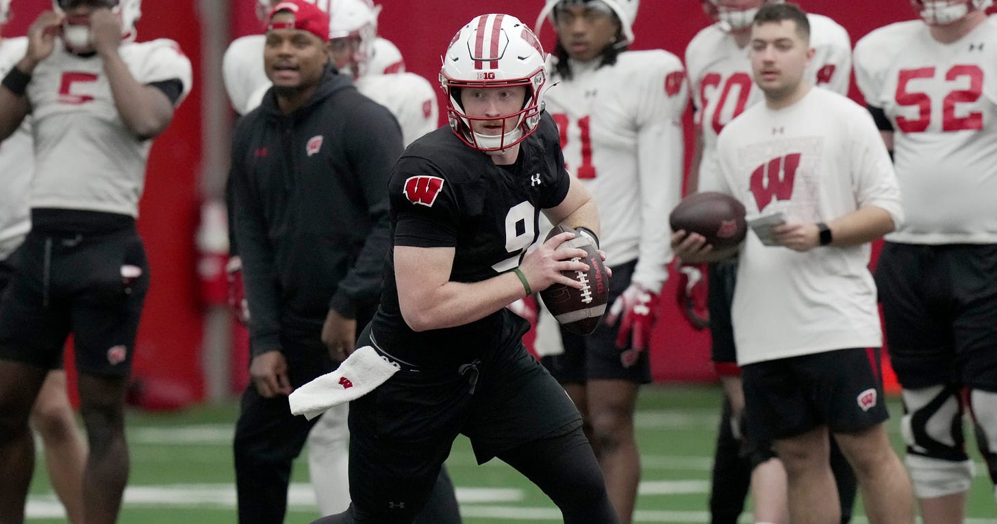 Wisconsin QB Billy Edwards Jr