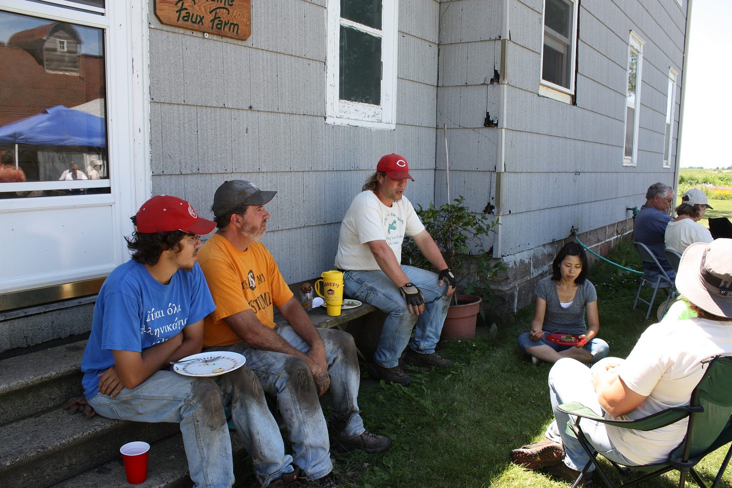 A break at the Genuine Faux Farm in 2010 A break at the Genuine Faux Farm in 2010