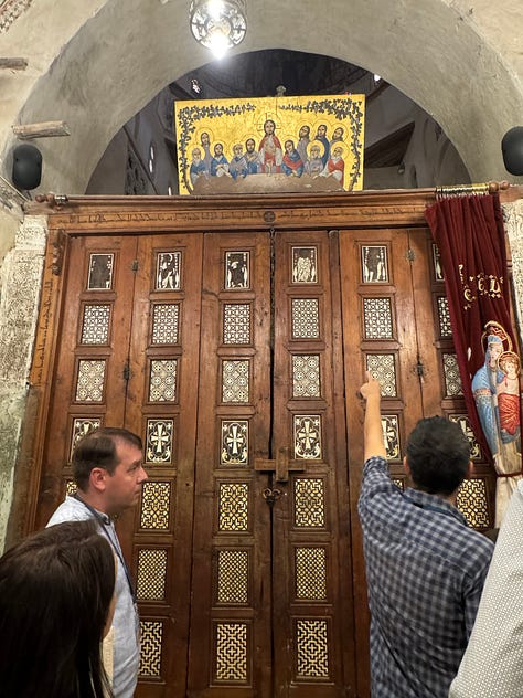 photos from inside monsters in Egypt