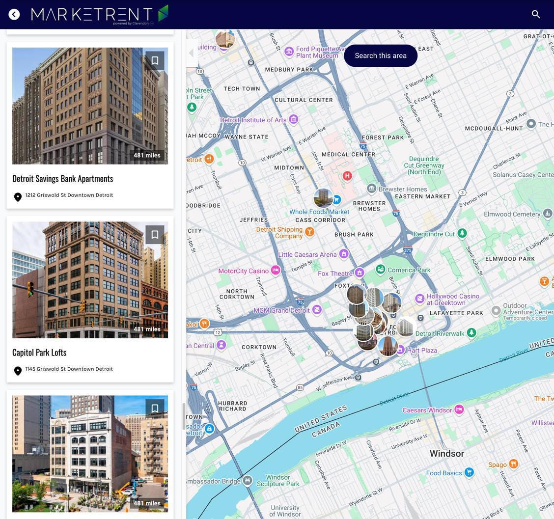 Detroit's Future: A Map of Adaptive Reuse Projects 