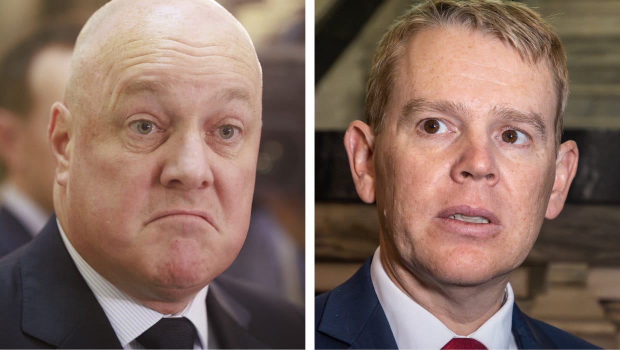 Luxon and Hipkins. Luxon and Hipkins.