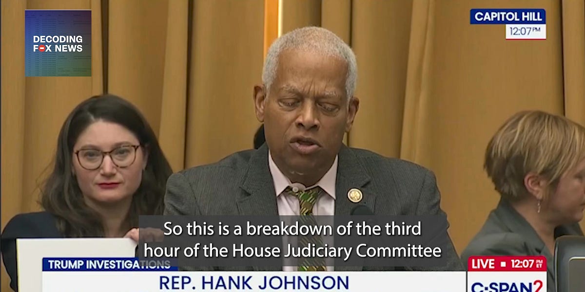 Jack Smith Testimony House Judiciary Committee - A Summary of Hour 3