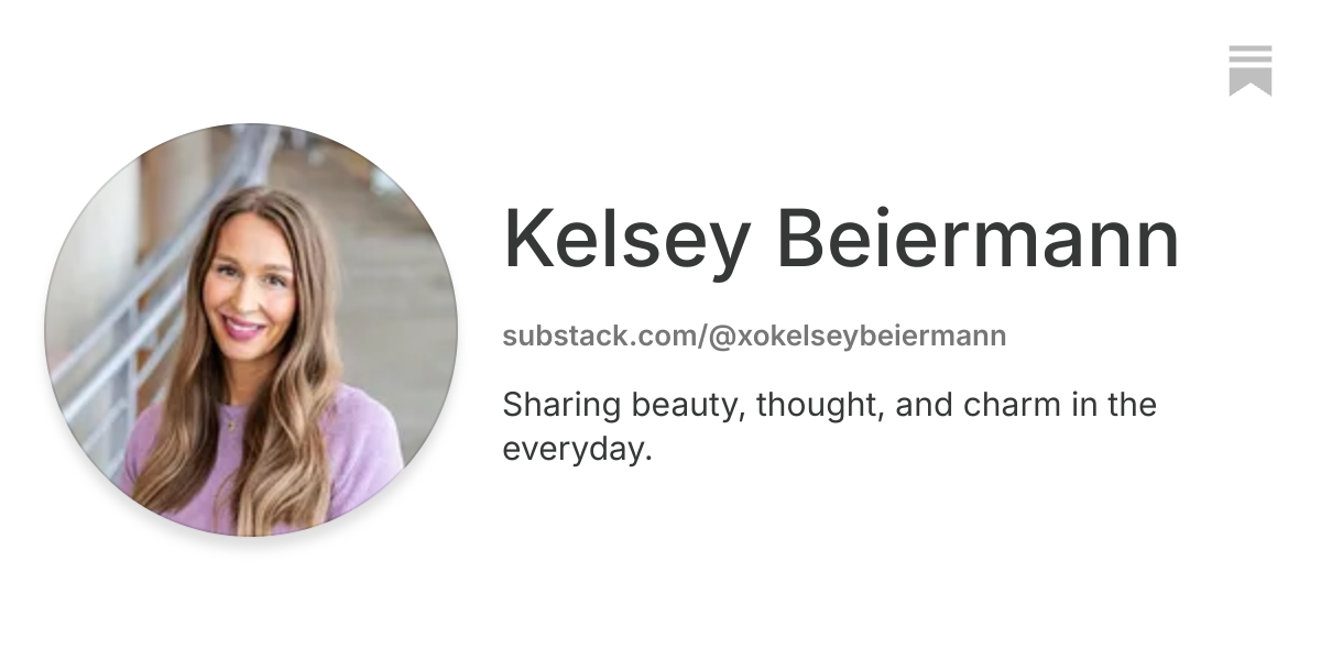 Kelsey Beiermann | Substack
