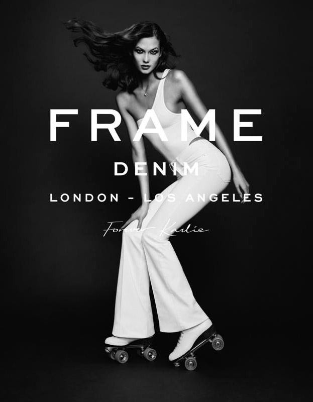 Karlie Kloss for FRAME Denim Spring/Summer 2014 Campaign