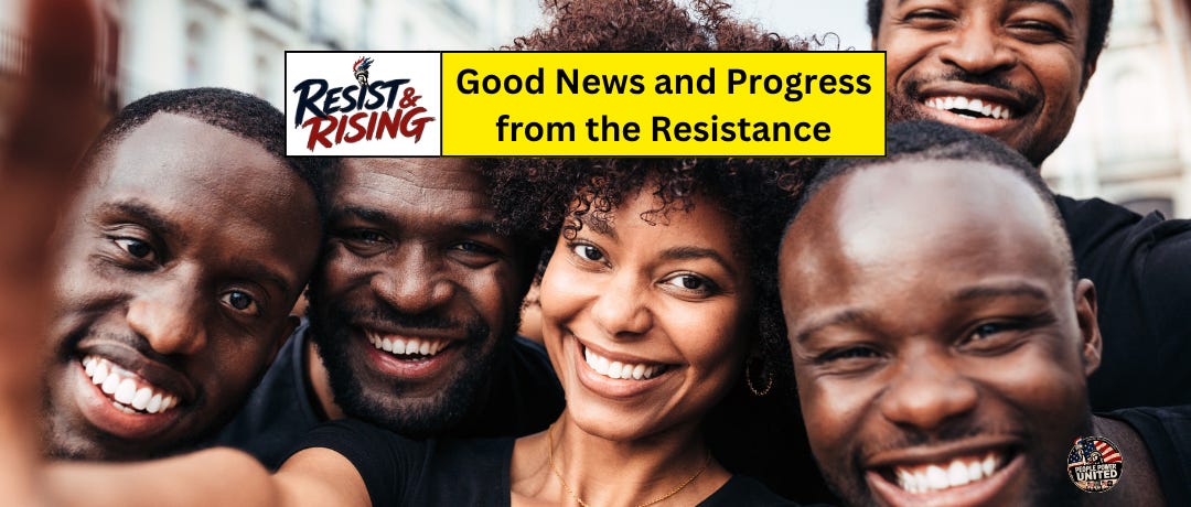 Good News and Progress from the Resistance. Good News and Progress from the Resistance.
