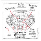 A Daily Toon for the New Yorker: Real Knicks Fans Who Are Terrible with Money (a love letter to the Garden)