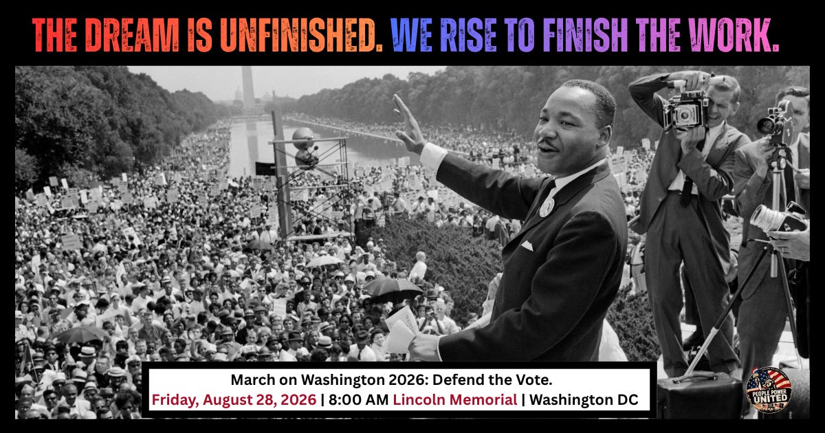 March on Washington: Defend the Vote. March on Washington: Defend the Vote.