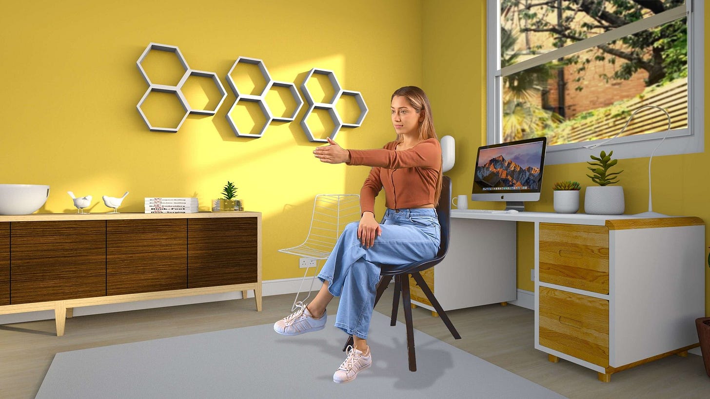 Back pain relief exercises on a chair Back pain relief exercises on a chair