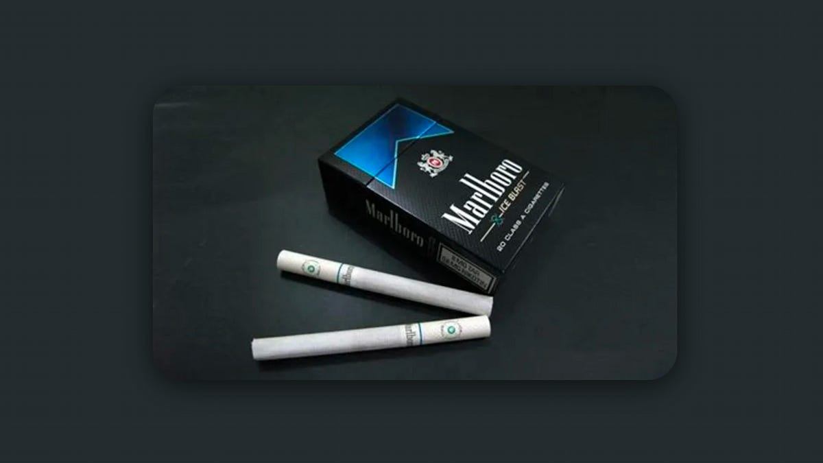 Why Marlboro' Ice blast cigarette sells so well? 🚬