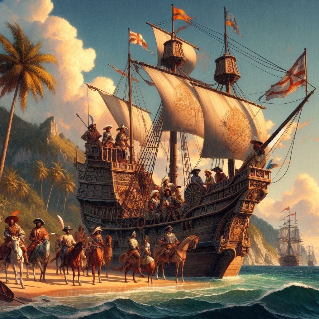 1513 Ponce de León Explores Florida