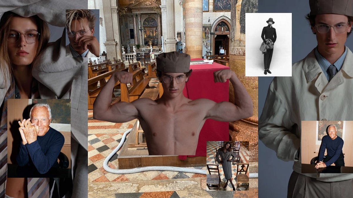 Giorgio Armani Is God - by Edward Kanarecki