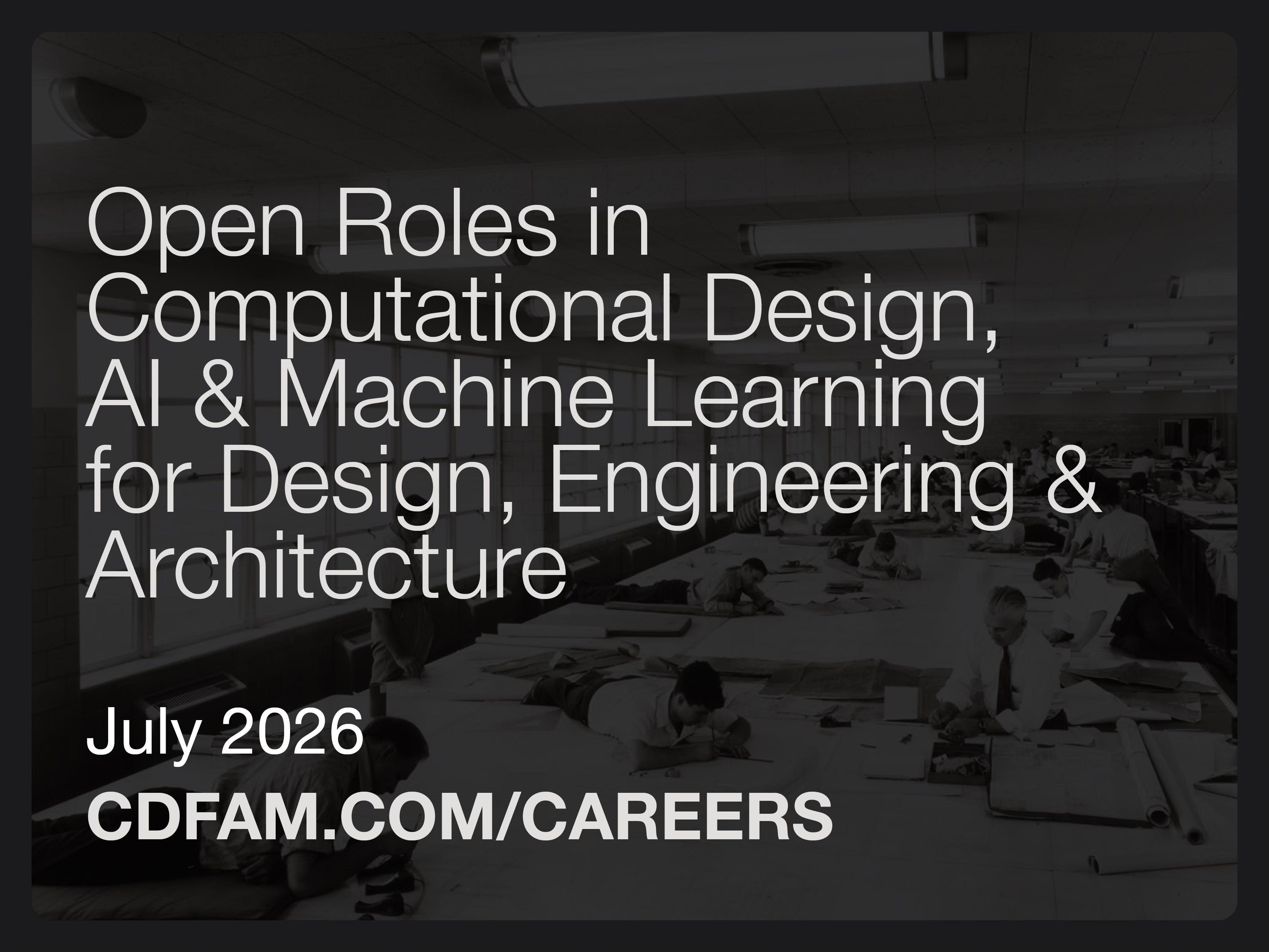 designforam.com - Duann Scott - Open roles in Computational Design, AI and Machine Learning for Engineering and Architecture