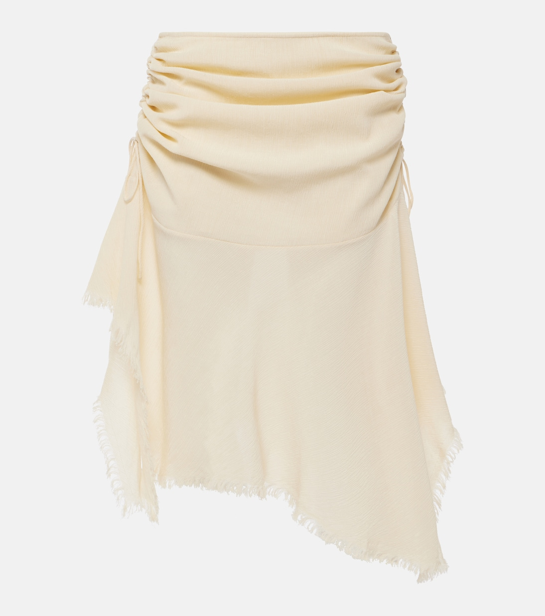 Draped crêpe midi skirt | Acne Studios