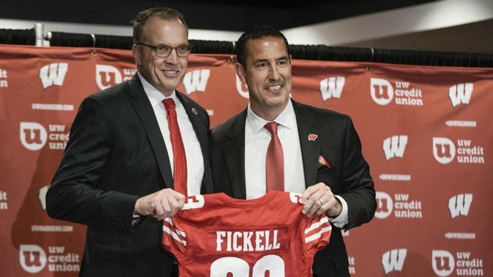 Wisconsin's Fickell says focus shouldn't be on him as Badgers face his alma  mater Ohio State