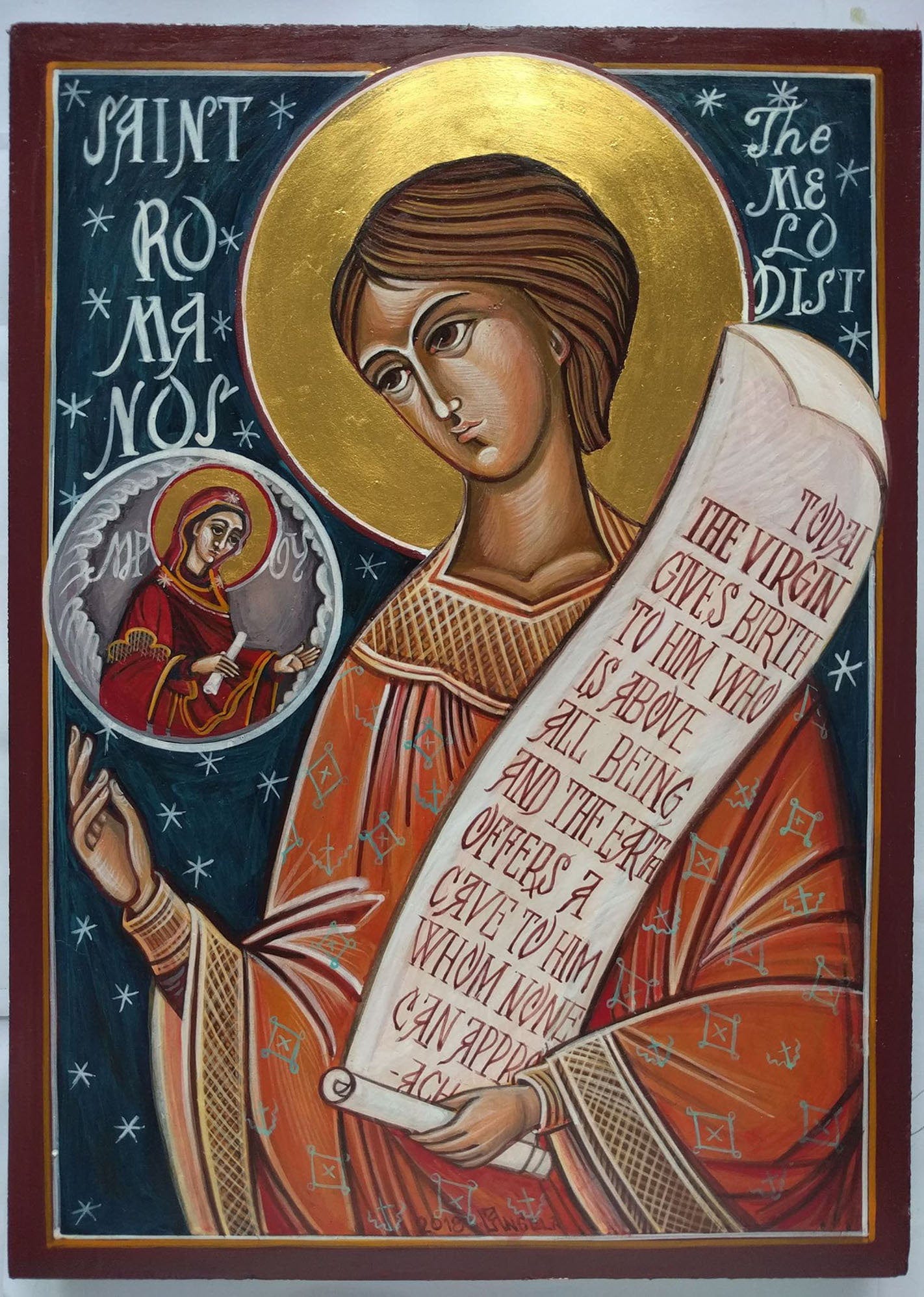 Saint Romanos the Melodist Icon. Romanian Byzantine Icon Handmade Painted on Order. - Etsy Saint Romanos the Melodist Icon. Romanian Byzantine Icon Handmade Painted on Order. - Etsy