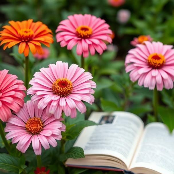 Zinnia’s Literary Garden
