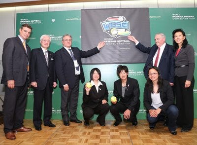 WBSC press conference and new logo