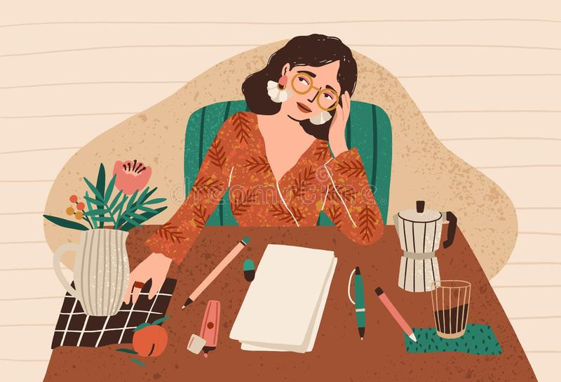 Woman Writer Cartoon Stock Illustrations – 844 Woman Writer Cartoon Stock  Illustrations, Vectors &amp; Clipart - Dreamstime