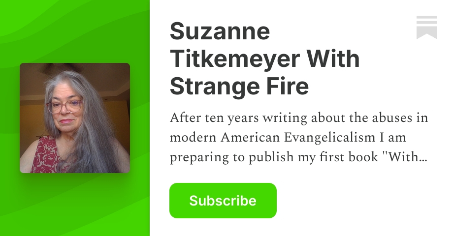 Suzanne Titkemeyer With Strange Fire | Substack