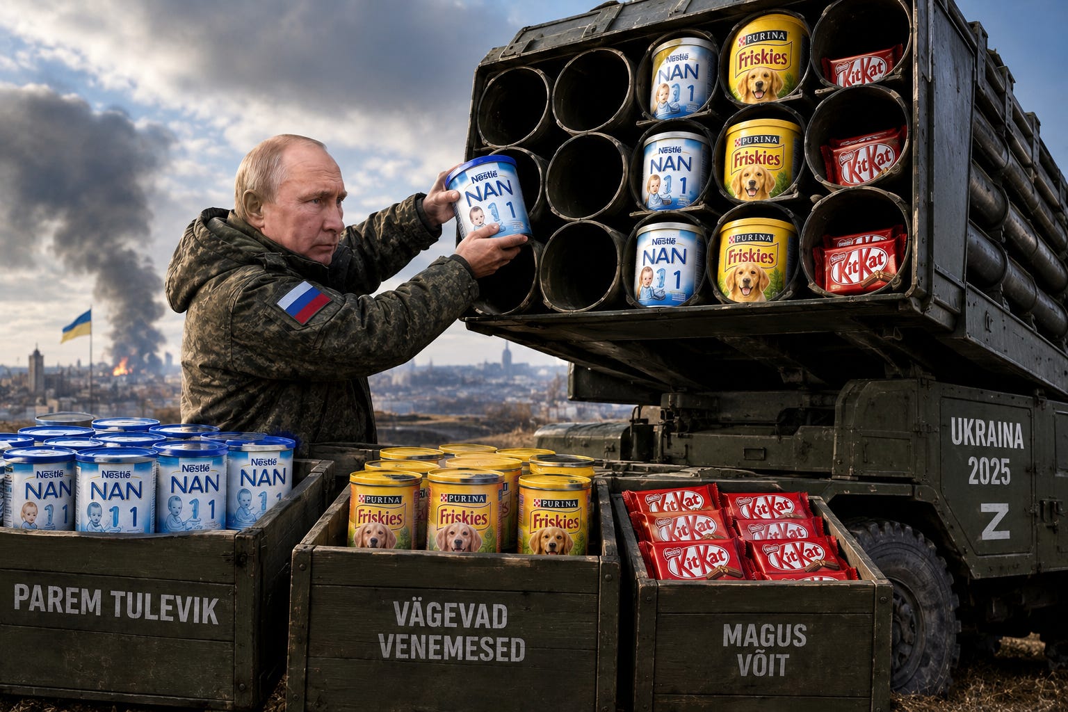 The Kremlin’s New Weapons Program: Baby Formula and Chocolate