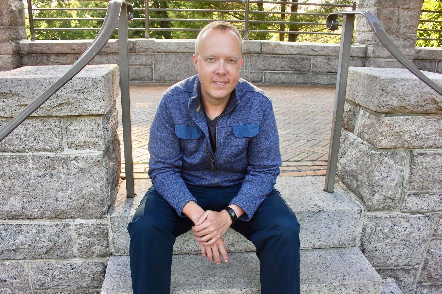 jason prokowiew sitting on stone stairs jason prokowiew sitting on stone stairs