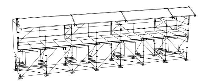 Projection mapping towers