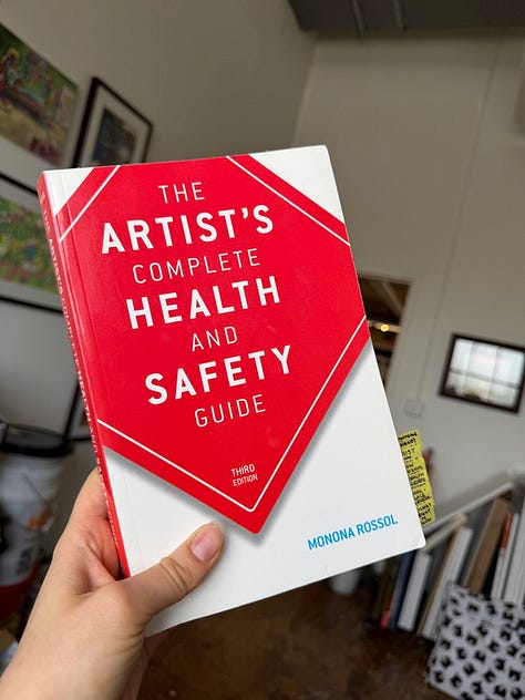 Three Books: The Artist's Complete Health & Safety Guide, Ink for Printmaking, & The Printmaking Bible