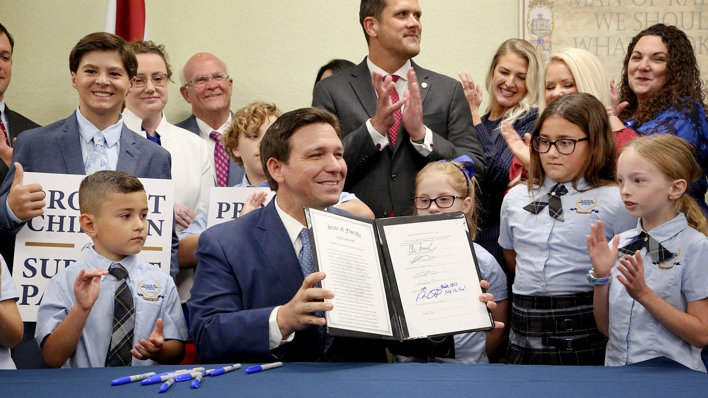 Gay rights groups sue Florida Gov. DeSantis over so-called 'Don't Say Gay'  law : NPR