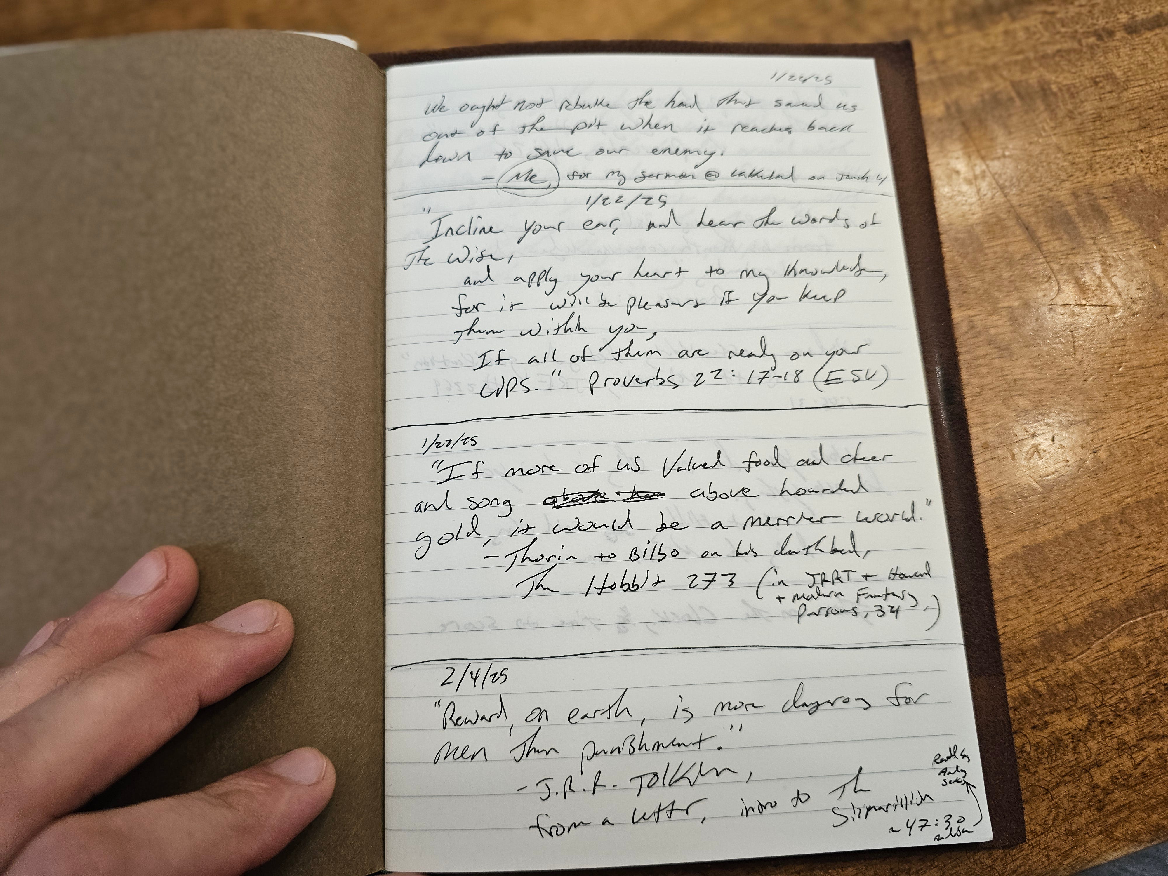 The Best Way to Use a Notebook: The Pocket Catch-All