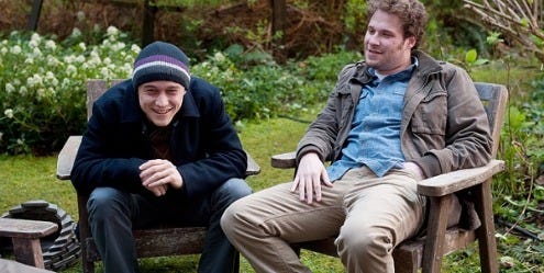 (L to R) JOSEPH GORDON-LEVITT and SETH ROGEN star in 50/50.