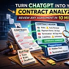 ☕🤖Tutorial: Turn ChatGPT Into Your Contract Analyzer (Review Any Agreement in 10 Minutes)