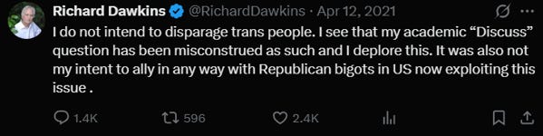 Richard Dawkins tweets: