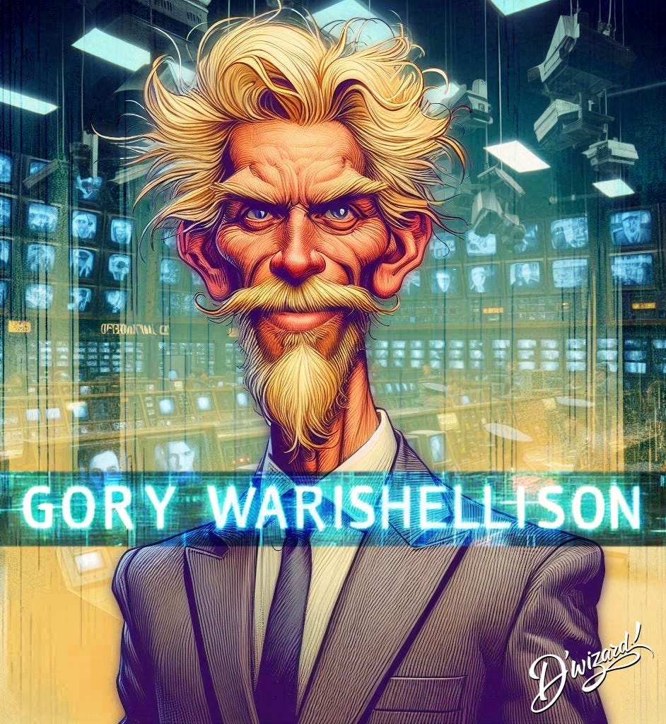 GORY WARISHELLISON IS CO-FOUNDER AND CHIEF TECHNICAL OFFICER OF MULTI-NATIONAL COMPUTER GIANT HORRORACLE GORY WARISHELLISON IS CO-FOUNDER AND CHIEF TECHNICAL OFFICER OF MULTI-NATIONAL COMPUTER GIANT HORRORACLE
