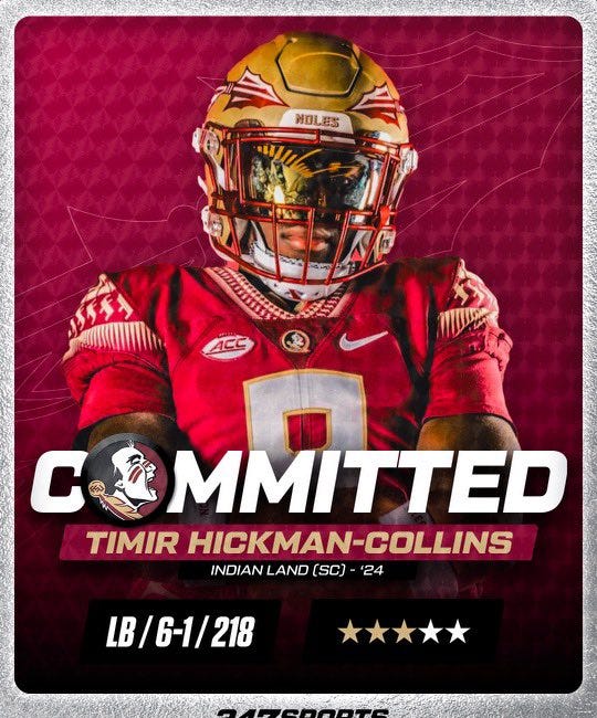 FSU Football: 3☆ Linebacker Wastes No Time Committing To Randy Shannon