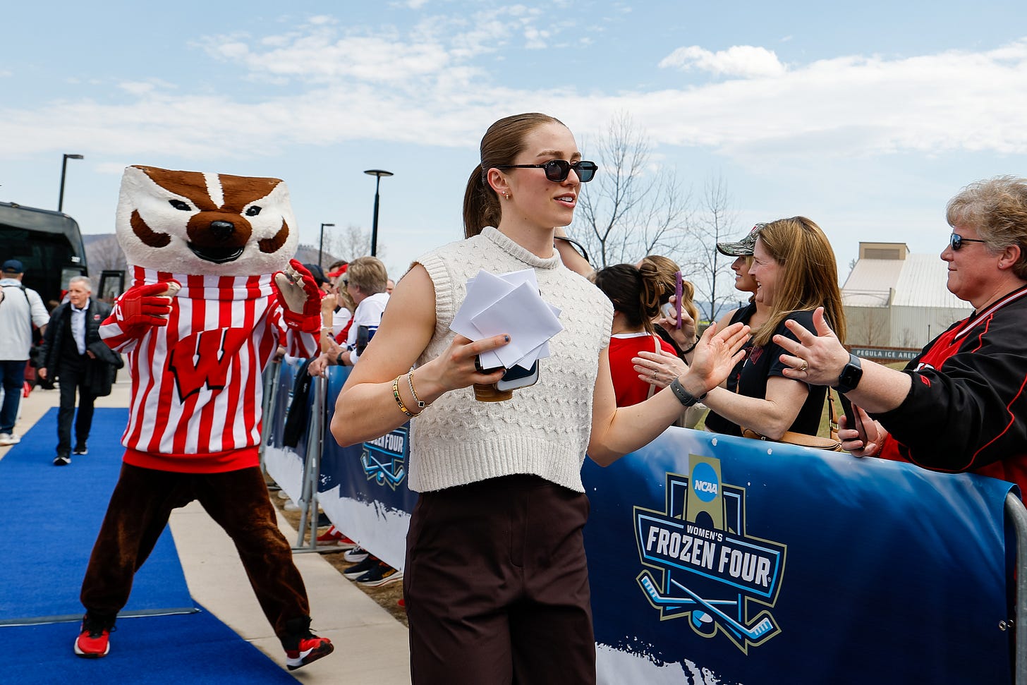 Caroline Harvey, Wisconsin Badgers captain