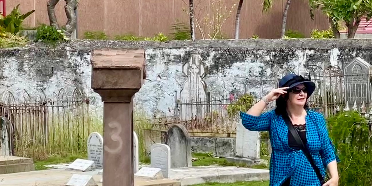 Caribbean Churchyard and Wandering Coffins