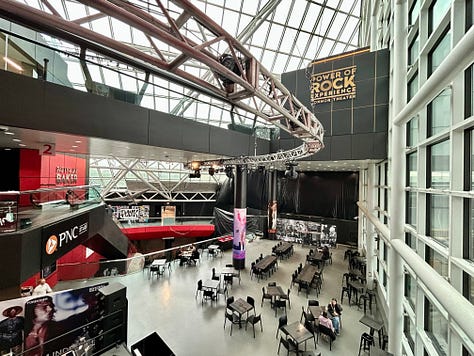 art, exhibits, displays, building, signs