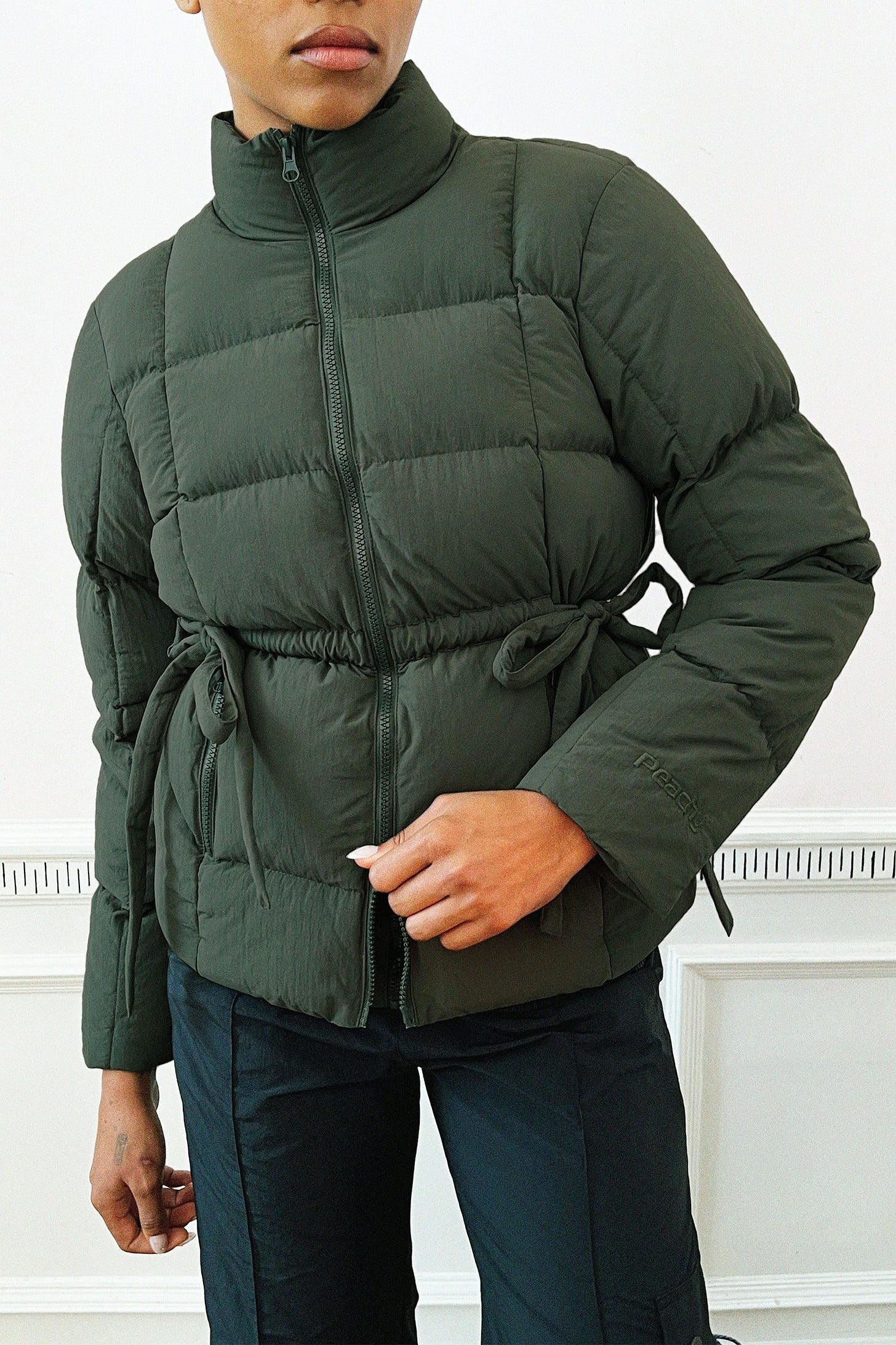 The Robyn Puffer, Slate Green - Peachy Den The Robyn Puffer, Slate Green - Peachy Den