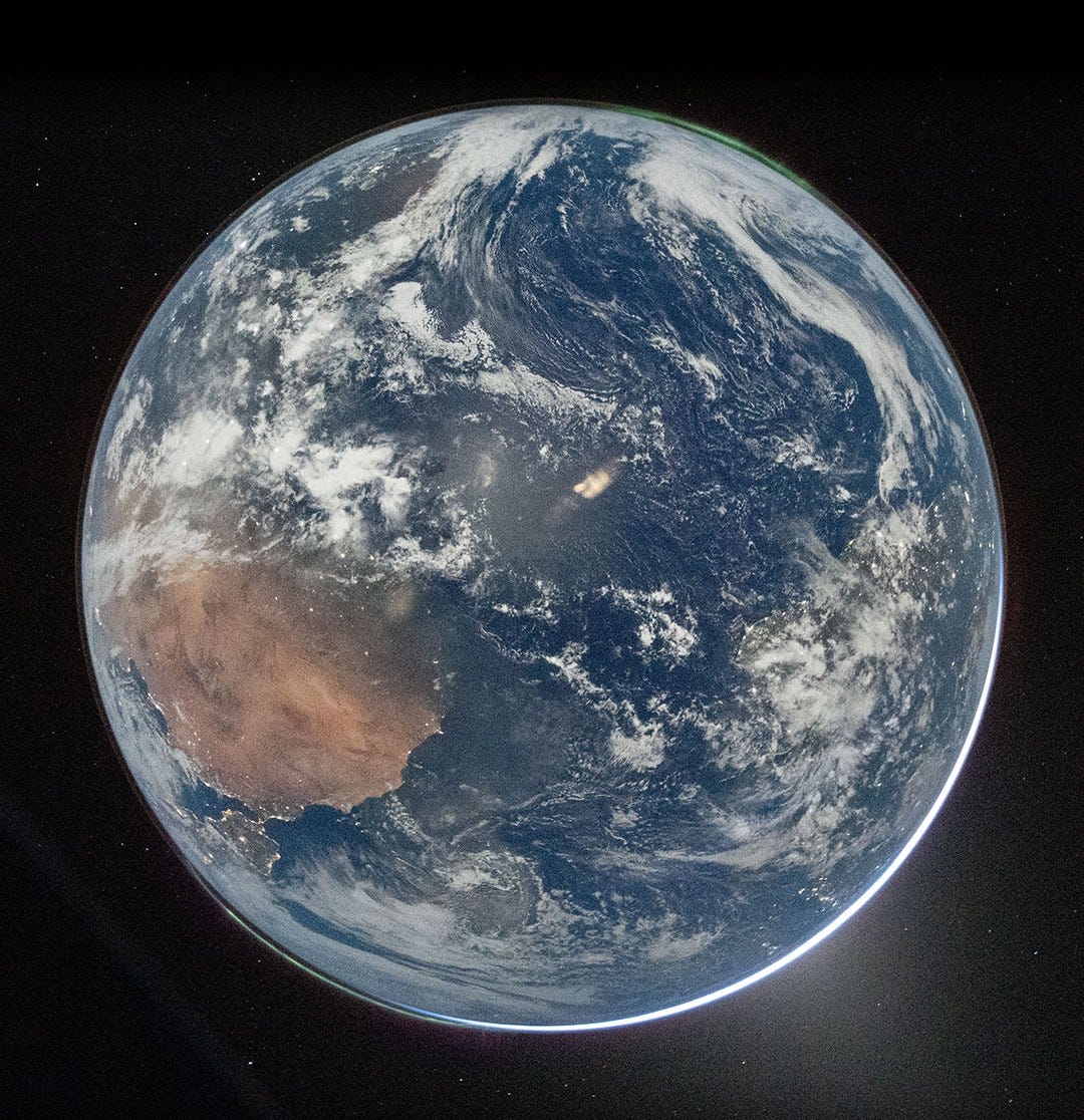View of Earth from Artemis II