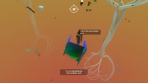 Screenshots of the game Everything (2017).
