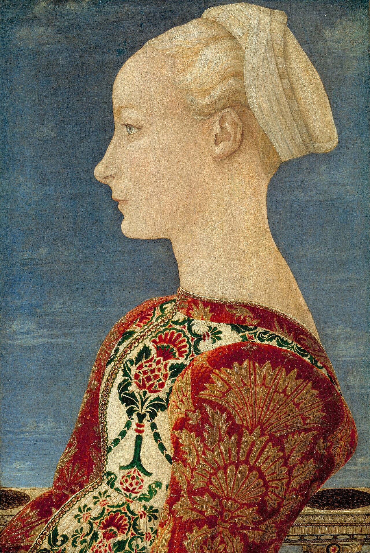 Renaissance profile portrait high forehead Renaissance profile portrait high forehead