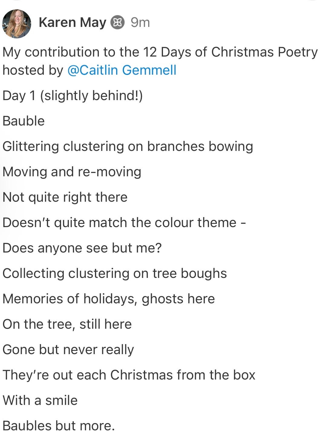 Happy New Year Kith & Kin Community - by Caitlin Gemmell