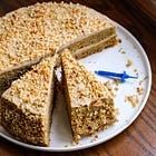 A vintage torta al caffè, coffee cake