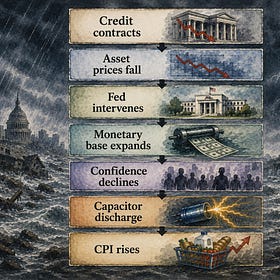 Coming at You from All Sides: Credit Deflation AND Monetary Inflation