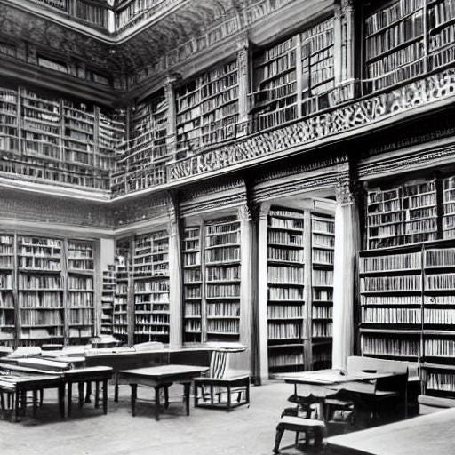 an old library