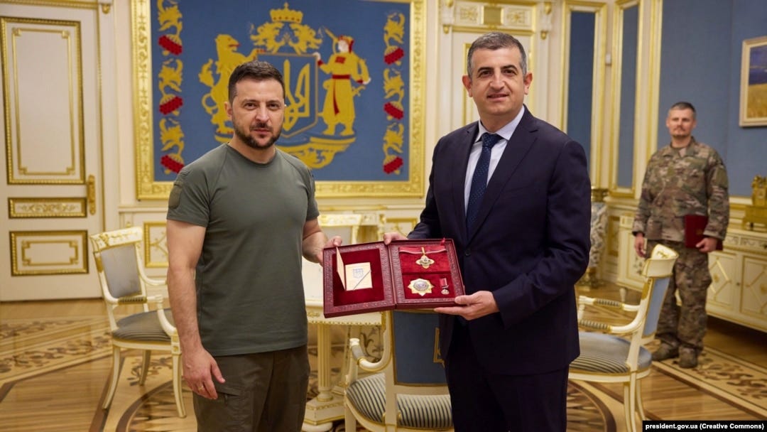 Zelenskiy Meets CEO Of Turkish Drone Maker, Discusses Construction Of Factory In Ukraine Zelenskiy Meets CEO Of Turkish Drone Maker, Discusses Construction Of Factory In Ukraine